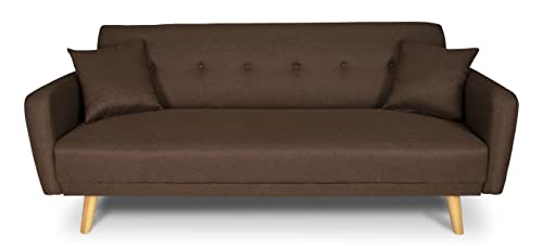 Dimensioni di ingombro: 206x83x86(h) cm, Seduta: 52 cm, Schienale: 44 cm