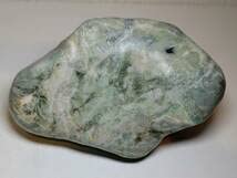 Amazon.co.jp: 緑白 420g 翡翠 原石 ヒスイ 鉱物 鑑賞石 糸魚川 水石