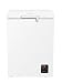 Gorenje FH15E6W5 Gefriertruhe mit Rollen, 60,6cm Breite, 141 Liter, Gefrierschutz unten-15℃, Elek, Kontrolle, Inverter, Sicherheitsschloss, FastFreeze, BxHxT: 60,6×85,8×55,9 cm, Weiß