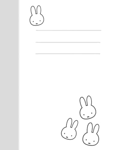 Aesthetic Miffy notebook