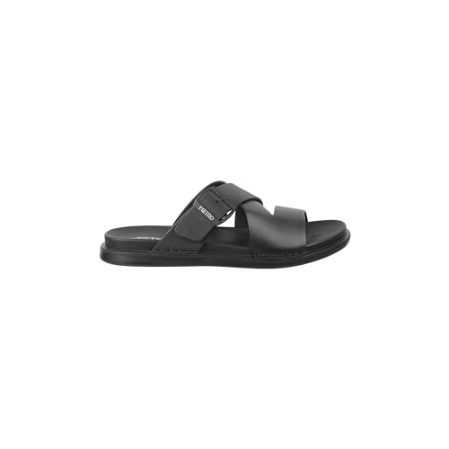 Image of Metro Men Slip-on Open Toe Comfort Chappal UK /6 EU /40 (16-902)