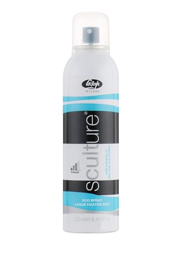Lisap Sculture Eco Spray Volumizing Hair Spray & Setting Spray - Lightweight Volume Spray & Hair Volumizer for Shine & Heat Styling, Gas-Free Hairspray with UV Filter & Jojoba Oil, 8.45 fl oz