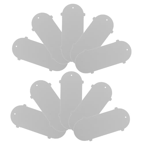 VILLCASE 10pcsモバイルエアコン用プラスチックレインシールド ベント用エアコン用エアコンアクセサリーの交換用レイン カバー