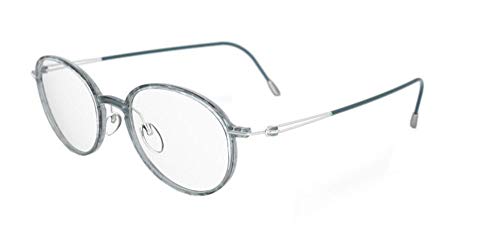 Silhouette Lite Spirit 2924 Blue Glacier 46/18/0 Unisex Eyewear Frame #TOP30