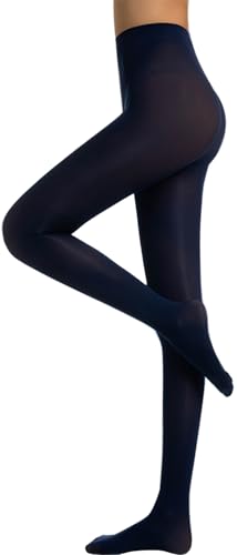 Image of Womens 40 Den Opaque Control Top Tights, High Waist Pantyhose