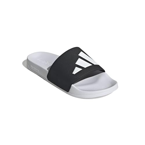 Image of adidas Women ADILETTE SHOWER Synthetic Swim Slide FTWWHT /GOLDMT /BOGOLD | LUT50