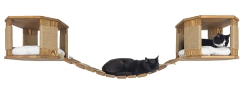 Set de 3 Piezas para Escalar en Pared para Gatos miniatura 1