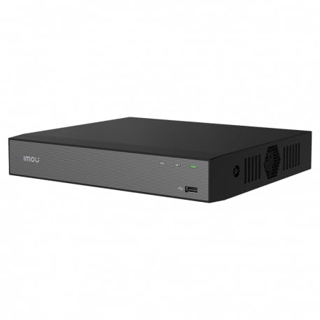NVR N118 18 Canali H.265 4K UHD con Audio Bidirezionale, HDMI/VGA e Supporto HDD fino a 16TB - NVR-N118-8A0E-P