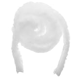 MAGICLULU Cinta de Piel Sintética Blanca para Bricolaje y Decoración de Árbol de Navidad 3 Metros de Material para Disfraces y Manualidades Navideñas