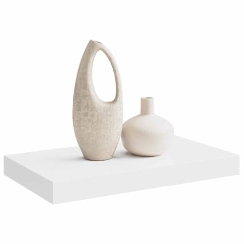 Étagère flottante blanche compacte pour optimiser vos murs sans perçage visible - 6