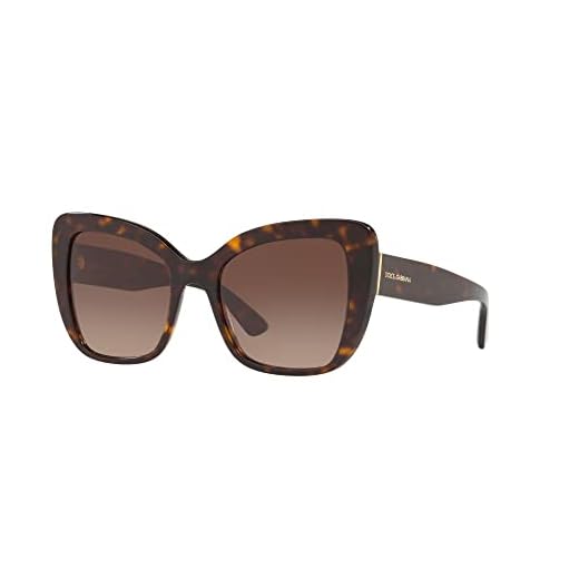 DOLCE & GABBANA 0DG4348 Gafas de Sol, Havana, 54 para Mujer