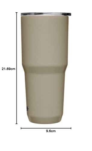 Image of CamelBak Horizon Tumbler - Insulated Stainless Steel - Tri-Mode Lid - Dune, 30 oz