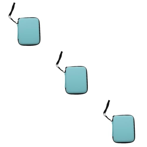 BESPORTBLE 3 Pcs Pick Storage Bag Guitar Pick Container Guitar Pick Pouch Acoustic Guitar Travel Case Guitar Pick Holder Plectrum Container Guitar Plectrum Pouch Travel Guitar Blue Cotton