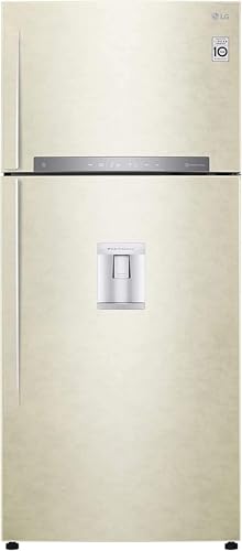 LG GTF744SEPZD Frigorifero Smart Doppia Porta Total No Frost con Congelatore, 509 L, 43 dB, Tecnologia Multi Air Flow, Linear Cooling, Door Cooling - Frigo con Freezer, Wi-Fi e Display LED