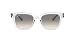Ray-Ban Unisex-Adult RB4323 Sunglasses, Transparent/Clear Gradient Grey, 51 mm