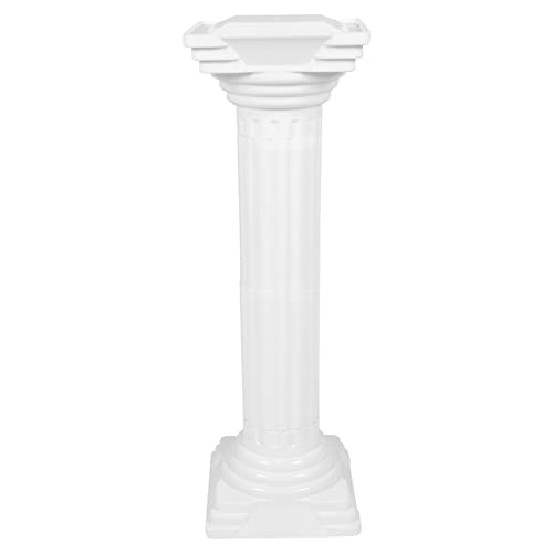 DJLLQYXGD Colonne decorative romane in PVC per matrimoni, colonne decorative zen, colonne decorative - stile romano corinzio - ponte da giardino bianco 86,4 cm statua greca