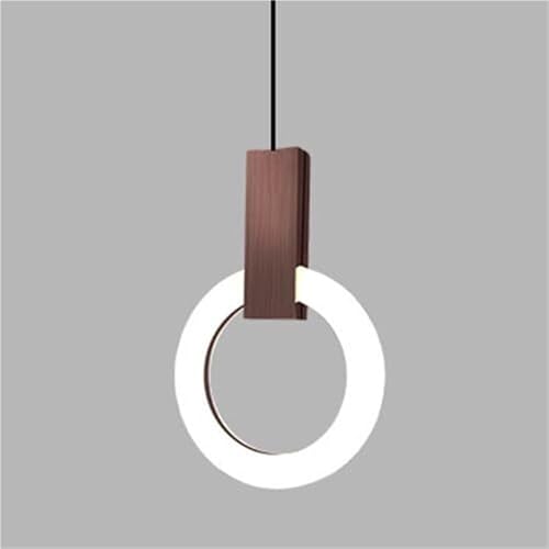 Suspension acrylique rétro américain, lueur chaleureuse en aluminium pour un intérieur cocooning