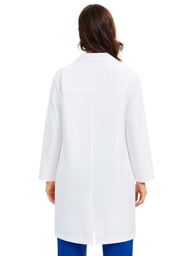 COZYFIT Lab Coat for Woman 3 Pocket, Long Sleeve Medical Coat, Relaxed Fit2