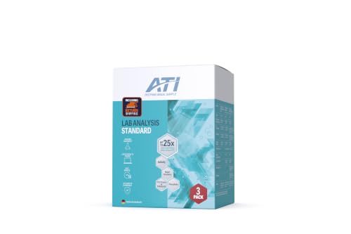 Image of ATI ICP-OES Lab Analysis Standard for Reef Aquariums - Professional Water Testing - Salinity, Trace & Major Elements - 3 Test Kits