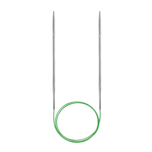 Soosui 3.5mm Circular Knitting Needles US4|32 inches/80 Centimeters Long | Circular Knitting Needle Made of Metal Suitable for Weaving Scarves Blankets etc.