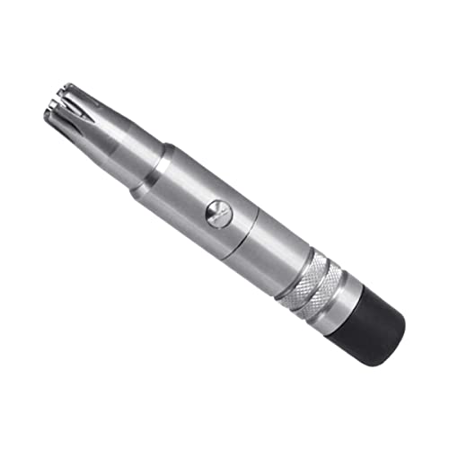 NOLITOY 1 Pc recortador de pelo de la nariz recortadora recortador de cutículas equipo facial dispositivo de depilación clíper nasal ingle cortar el pelo recorte de pelo de la nariz Silver