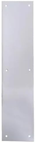 Pamex DD091035SN 3-1/2" x 15" Push Plate Satin Nickel Finish