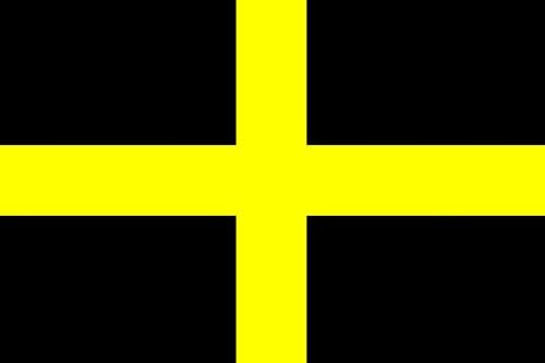 SAINT DAVID FLAG of WALES, 3'x5' Welsh banner