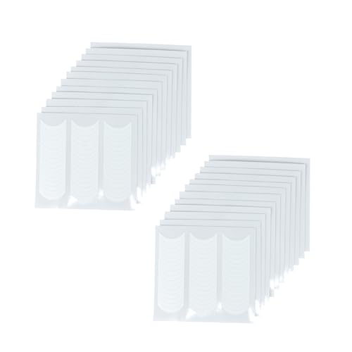 Moon Shape French Manicure Stickers - 24 Sheets Self-Adhesive Nail Art Stencils & Smile Line Guides for Women and Girls (Over 1000 Pieces)