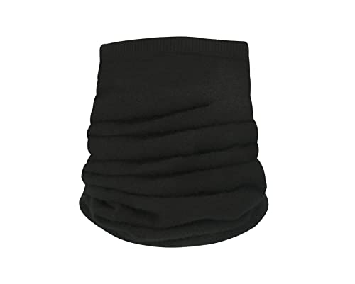 100% Cashmere Knitted Neck Gaiter Neck Warmer Loop Scarf for Men and Women.