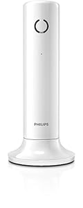 Philips Telefoon Linea M4501W/01 Single - Huistelefoon met 1,6 Inch Display - DECT Telefoon - Vaste Telefoon met 16 uur Spreektijd – Huis Telefoon met 180 Uur Standby - Wit