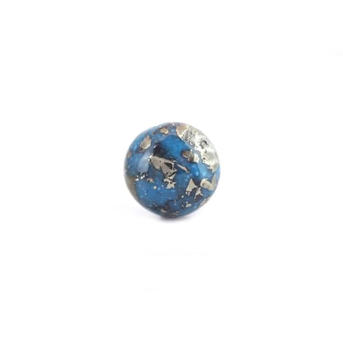 Turquoise afghane naturelle 24 carats, pierre fine cabochon rond pour fabrication bijou DIY