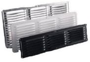 Air Vent 8 in. H x 16 in. L White Aluminum Undereave Vent