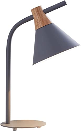 Lampara Mesita Noche Lectura Lámpara De Escritorio De Metal Moderna, Lámpara De Mesita De Noche Para Dormitorio, Protección Ocular, Lámparas De Escritorio E27, Luz De Lectura De Aprendizaje Estudio Of