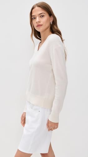 White & Warren Women's Cashmere V Neck4