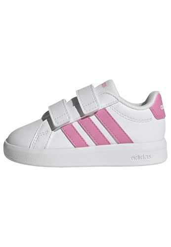 adidas Mixte bébé Grand Court 3.0 Shoes Infants, FTWR White/Bliss Pink/Bliss Pink, 24 EU