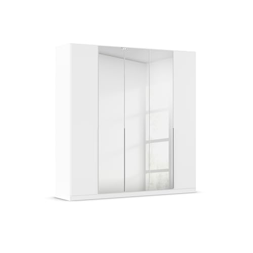 Rauch Möbel Alabama Schrank Kleiderschrank Drehtürenschrank Weiß mit Spiegel 5-türig inklusive Zubehörpaket Basic 3 Kleiderstangen, 6 Einlegeböden BxHxT 227x229x54 cm Rauch Möbel Alabama Schrank Kleiderschrank Drehtürenschrank Weiß mit Spiegel 5-türig inklusive Zubehörpaket Basic 3 Kleiderstangen, 6 Einlegeböden BxHxT 227x229x54 cm
