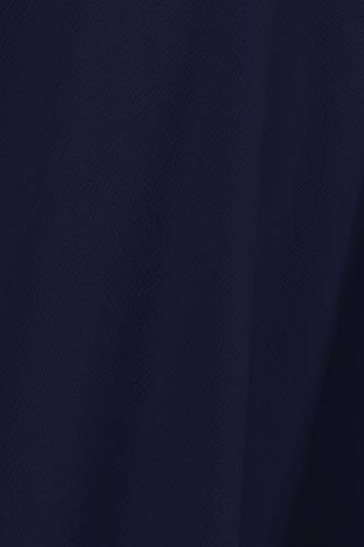 FashionJOA Navy Two Piece Set: Stylish Long Sleeve Blazer & Relaxed A-Line Midi Skirt for Effortless Chic - Image 5