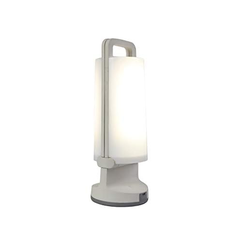 Eco Light Solar-Außenleuchte Dragonfly mit Solarpanel und USB Ladefunktion, tragbar und Dimmbar für Garten, Werkstatt und als Notlicht für unterwegs. IP54, weiß P 9041 WH