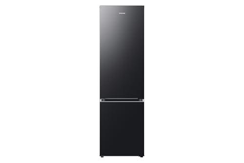 Samsung Series 8 SpaceMax Combi Fridge Freezer Featuring Spacemax AI Energy Mode and Twin Cooling Black Model: RB38C607AB1