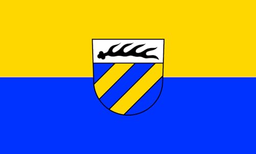 Drapeau Gomadingen format paysage de 1.35m² pour mât standard - 2