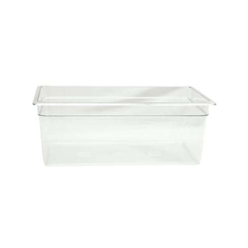 FSE PLPA8008 Food Pan, Full Size, 8" deep, Shatter and Scratch Resistant, Dishwasher Safe, Polycarbonate, Clear, NSF