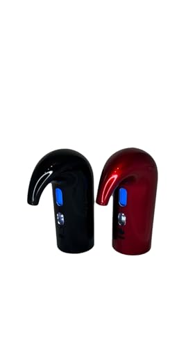 SokolOk ¨Dispensador Automatico de Bebidas,Decantador de Vino Eléctrico, Aireador de Vino Automático y Portátil, Recargable por USB, Incluye Tubo de silicona, Filtro y Botón ON/OFF (Negro)