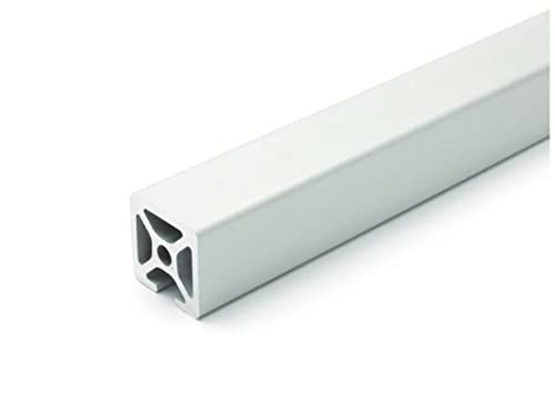 Profilé aluminium design 20x20L 3 rainures couvertes, type I rainure 5 (léger), anodisé argent. Profilé en aluminium 20x20 Profilé en 20x20 Profil de système d'assemblage. 100mm Cover