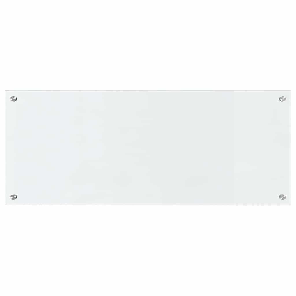 Solivagant Küchenrückwand 2 pcs Transparent 100 x 40 cm Gehärtetes Glas, Küche Esszimmer,Küchenhelfer -utensilien, 17.8 kg-3415539