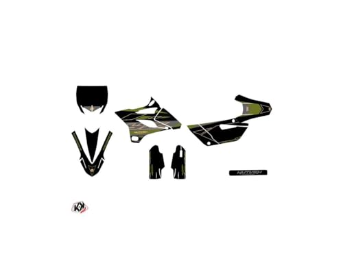 Kit déco Yamaha 85 YZ kaki pour relooker et protéger votre moto de cross