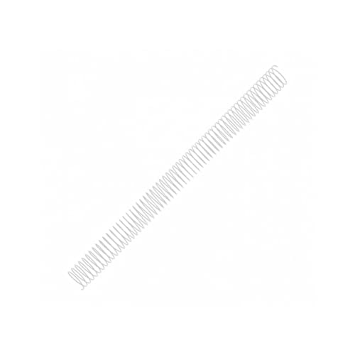 Fellowes 53150 – Pack Di 100 Spirali Metalliche, 24 Mm, Colore: Bianco