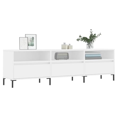 Meuble TV avec 6 compartiments de rangement meuble multimédia bas