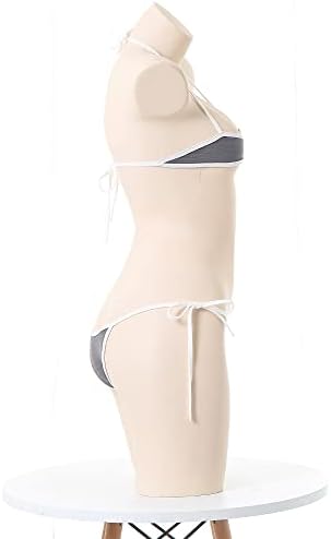 [YANJING] マイクロビキニ 超 極小 かわいい セクシー スク水 アニメ 水着 過激 コスプレ 可愛い スクール水着 風 紐 ヒモ ひも 下着 女性らしさ ミニブラ +ビキニ Tショーツ 2点セット 詳細画像3