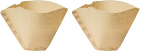 Menalux CFP4-100 Filtros de papel, número 4, para cafetera de goteo (Paquete de 2)