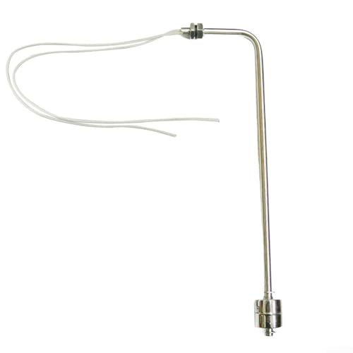 Interruttore galleggiante tipo L, in acciaio inox 304, interruttore a galleggiante ad angolo retto, sensore di livello dell'acqua liquida, per elettrico, drenaggio, controllo del livello e allarme